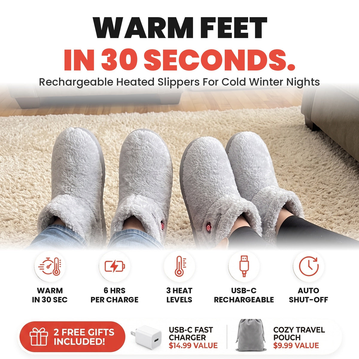 Heated Slippers