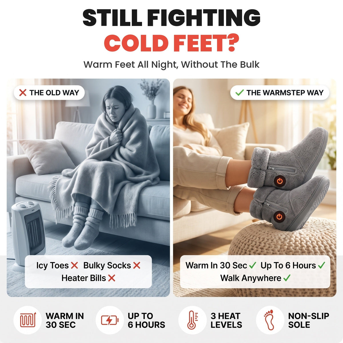 Heated Slippers