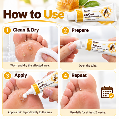 BeeClear Wart & Corn Renewal Cream