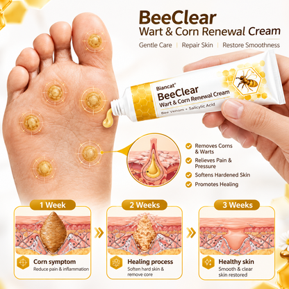 BeeClear Wart & Corn Renewal Cream