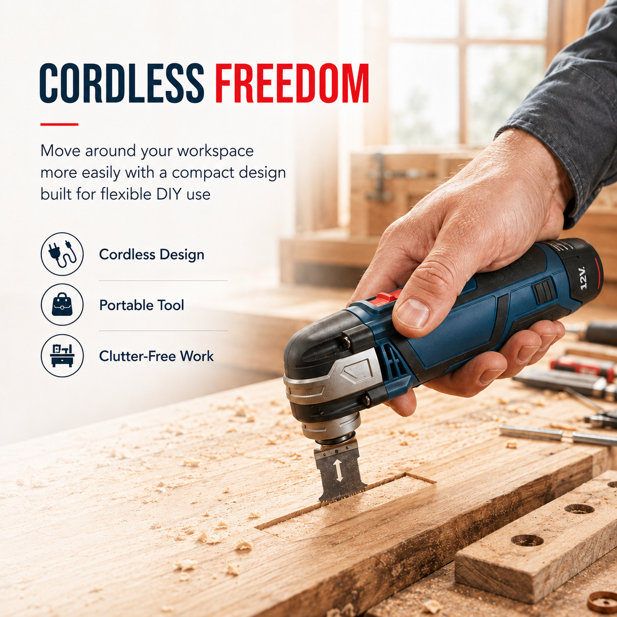 2026 New Model 12V Cordless Precision Cutter
