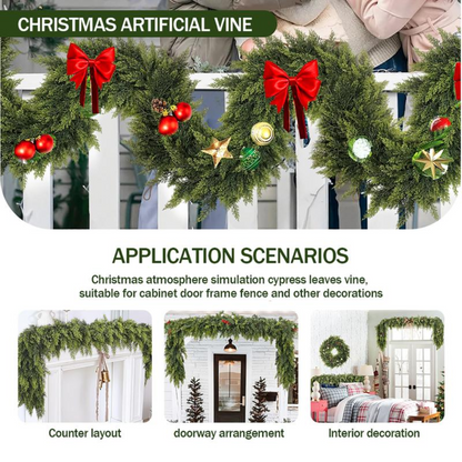 Touch Design Artificial Cedar Garlands - Garland Christmas