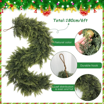 Touch Design Artificial Cedar Garlands - Garland Christmas